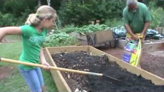 How to Fill a Garden Box Phase 2