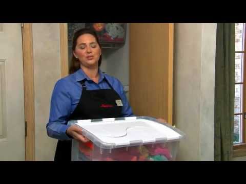 Organize with Storage Bins
